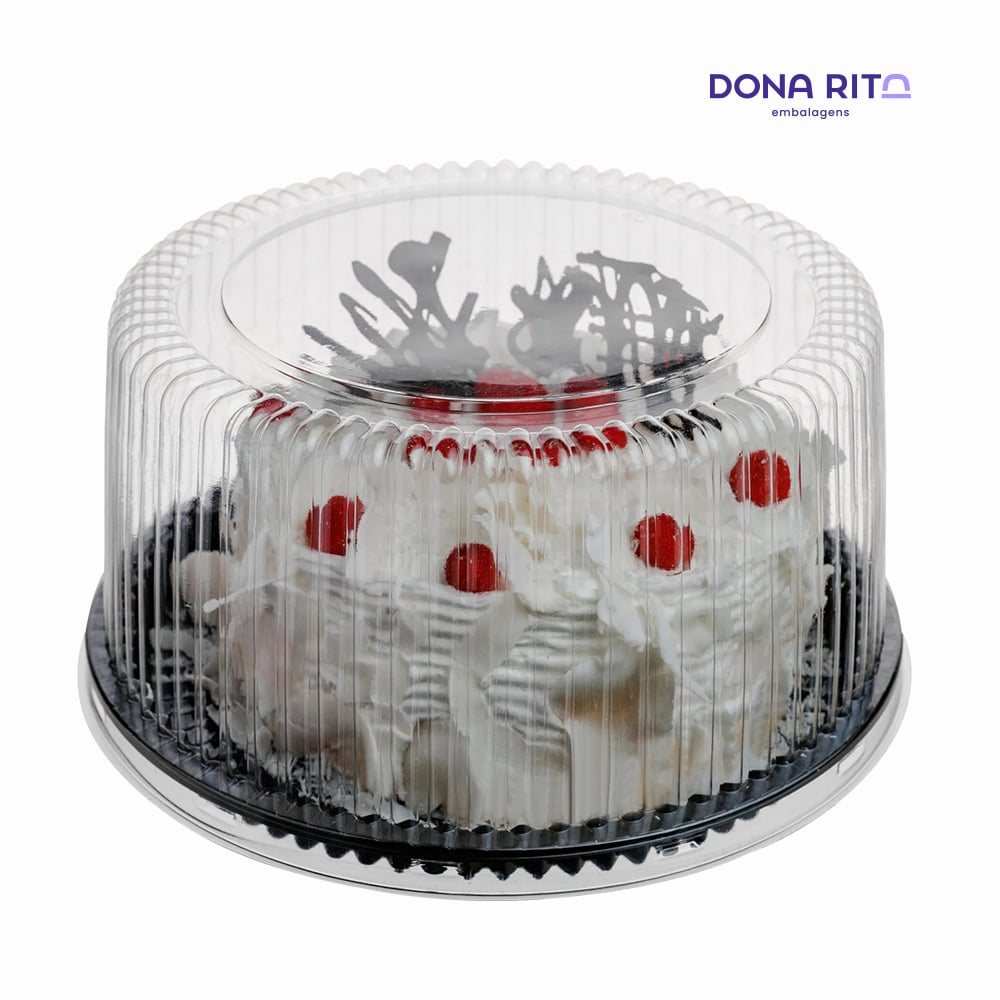 EMBALAGEM DONARITA D50 RA P/BOLO E TORTAS ROMA 1,70KG BASE PRETA C/50 UNIDADES