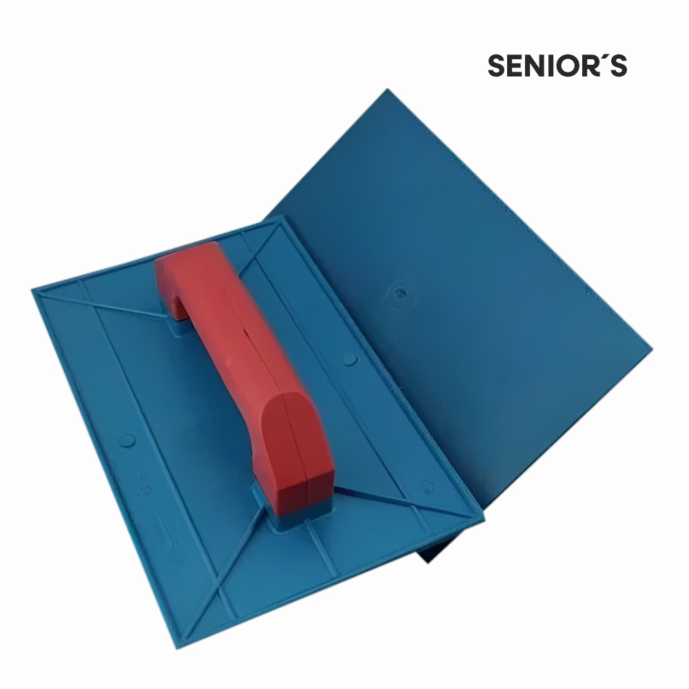 DESEMPENADEIRA SENIOR S PLASTICA LISA 14X26CM AZUL