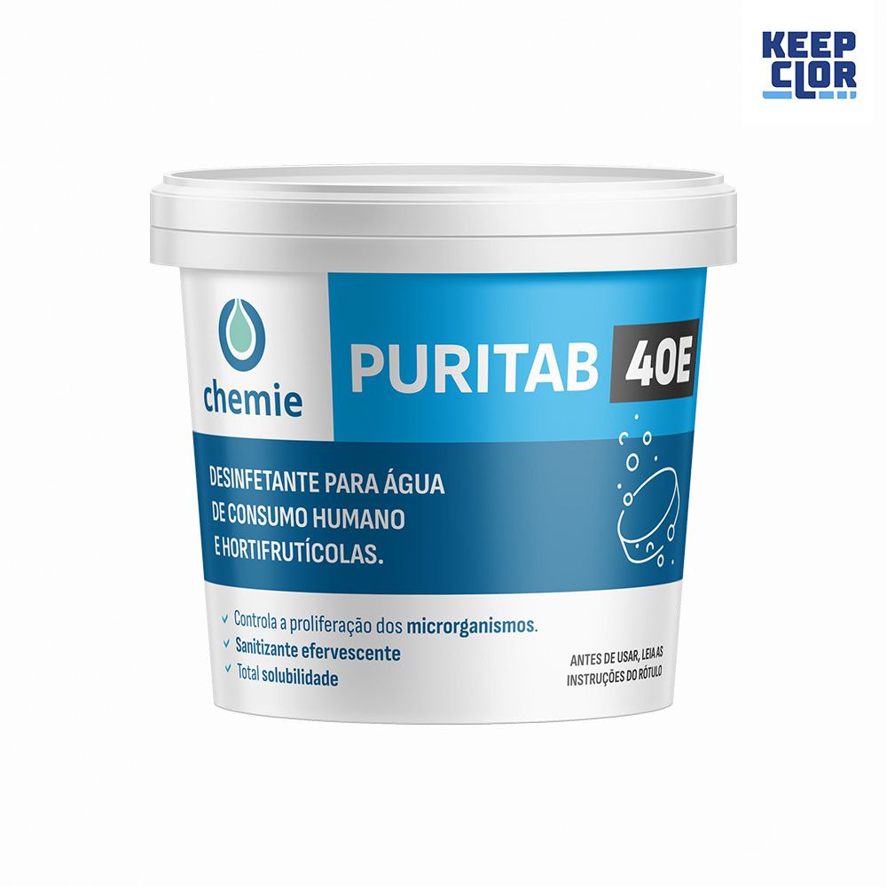 DESINFETANTE PARA AGUA PURITAB 40E 250GR