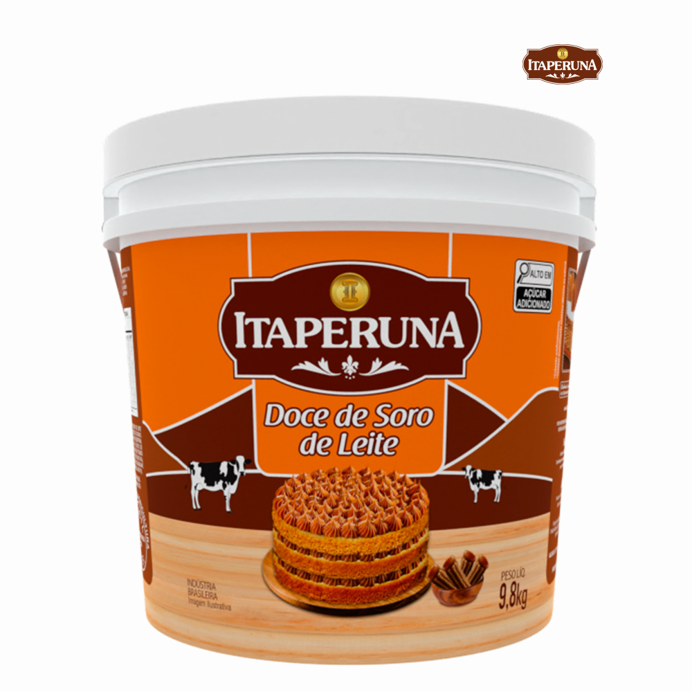 DOCE DE SORO XAMEGOBOM DE LEITE ITAPERUNA BALDE 9,8KG