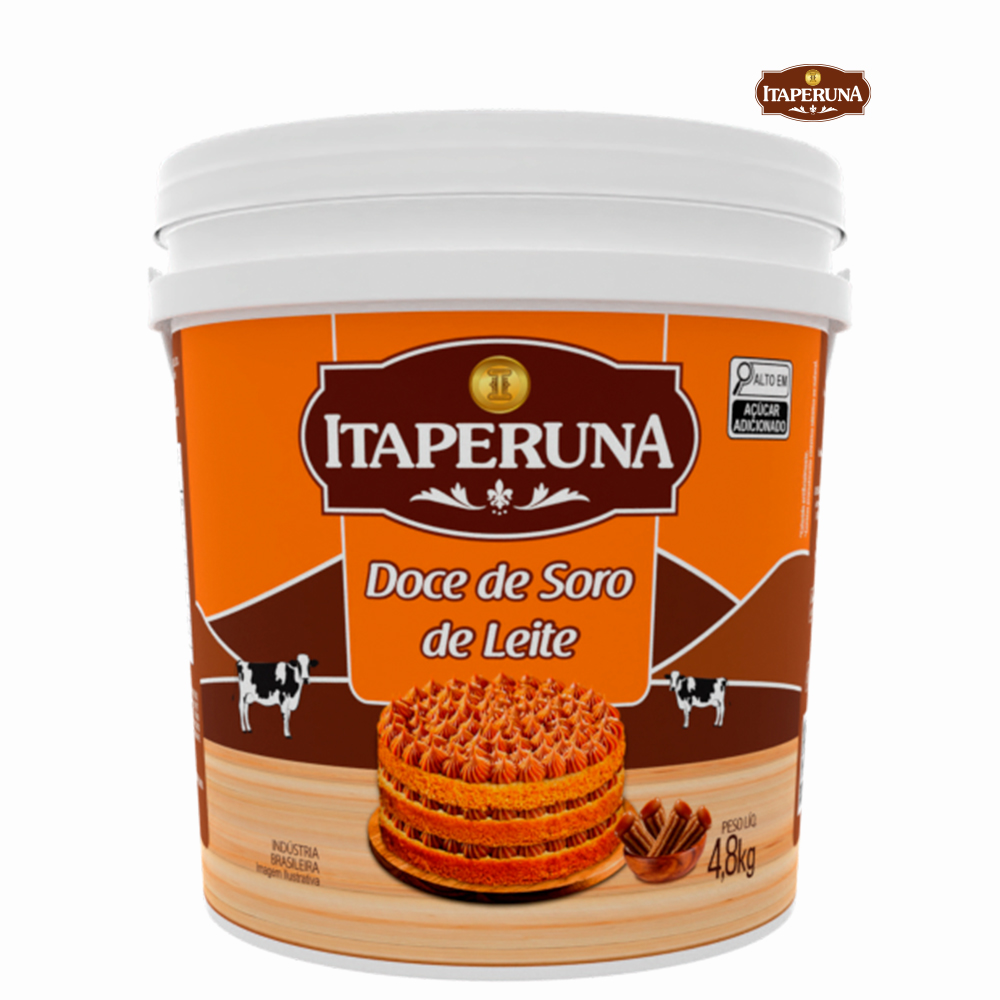 DOCE DE SORO XAMEGOBOM DE LEITE ITAPERUNA BALDE 4,8KG
