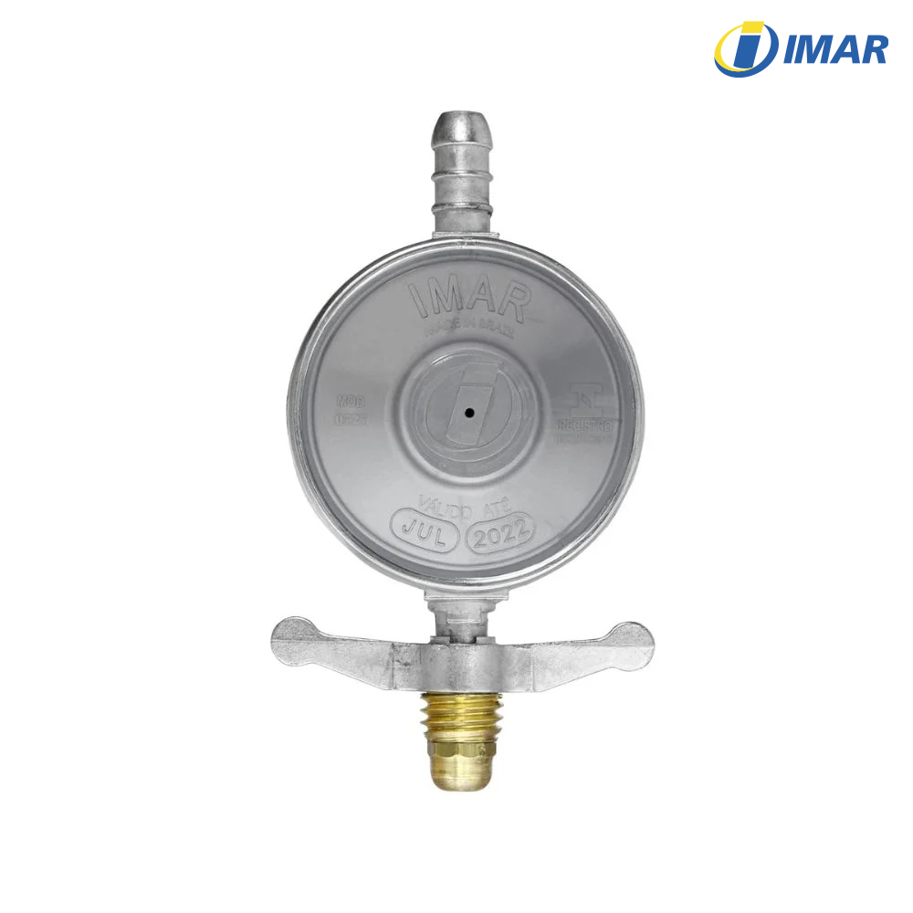 REGULADOR IMAR DE GAS 0727/01 1KG/H TAMPA EM ABS - CINZA