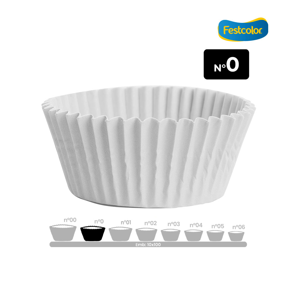 FORMA FESTCOLOR PAPEL N-0 BRANCA - PCT C/100 UNIDADES
