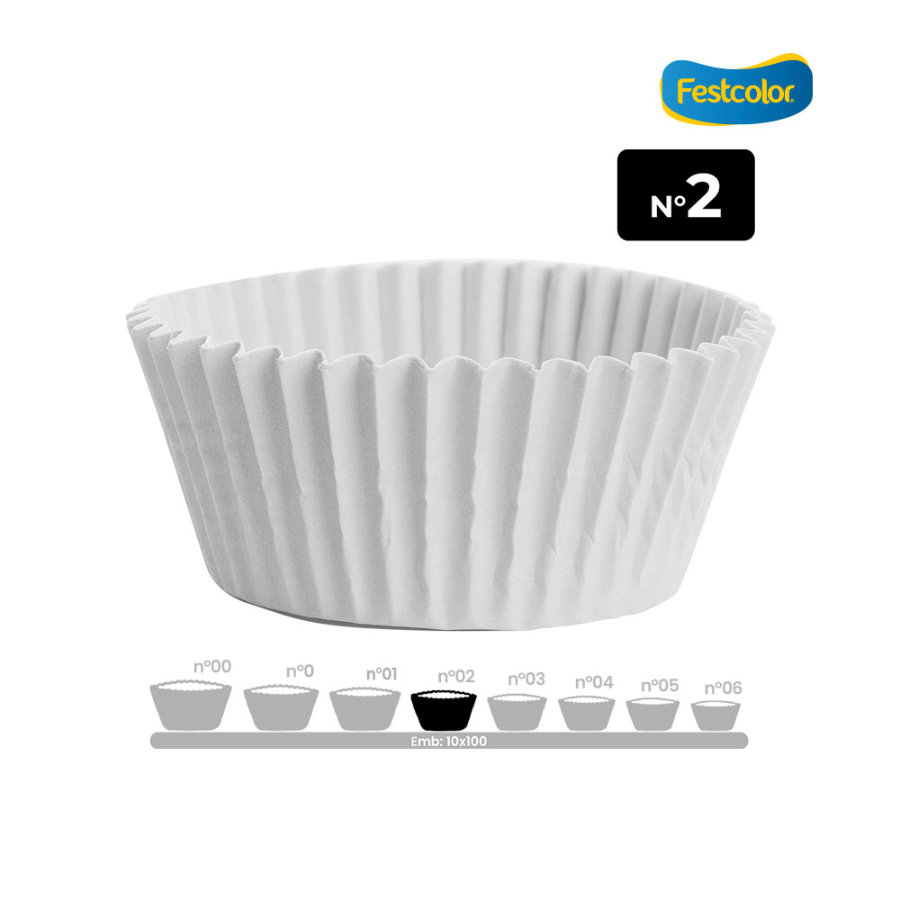 FORMA FESTCOLOR PAPEL N-2 BRANCA - PCT C/100 UNIDADES