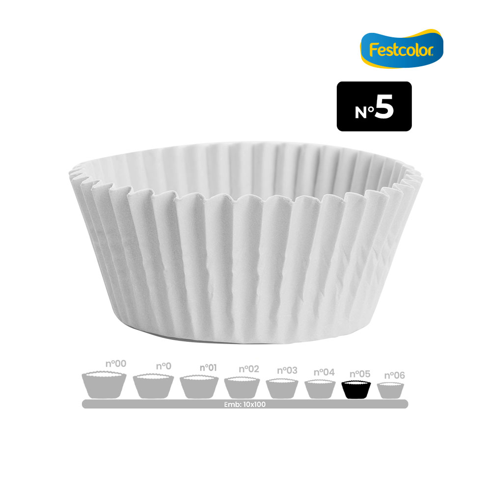 FORMA FESTCOLOR PAPEL N-5 BRANCA - PCT C/100 UNIDADES