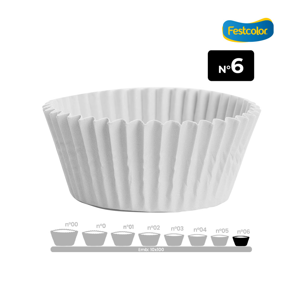 FORMA FESTCOLOR PAPEL N-6 BRANCA - PCT C/100 UNIDADES