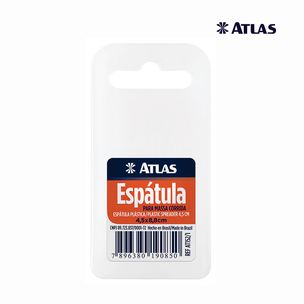 ESPATULA ATLAS PLASTICO LISA 4,5CM