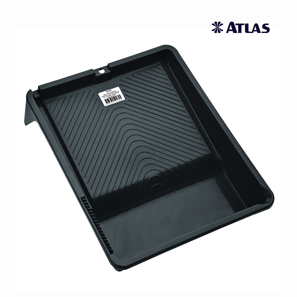 BANDEJA ATLAS PARA PINTURA 23CM 2,7 LITROS PRETA