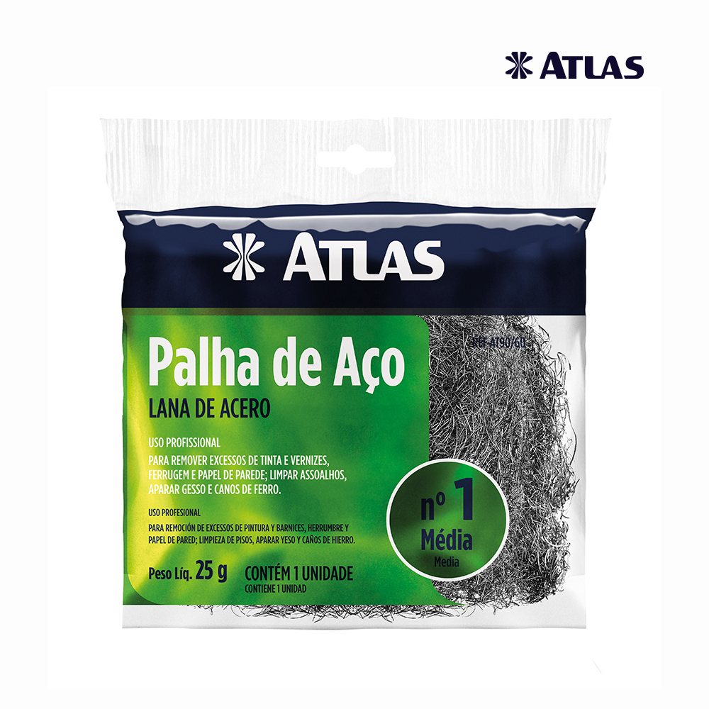 PALHA DE ACO ATLAS Nº1