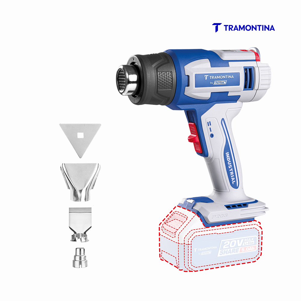 SOPRADOR TERMICO TRAMONTINA 20V 550° S/BATERIA