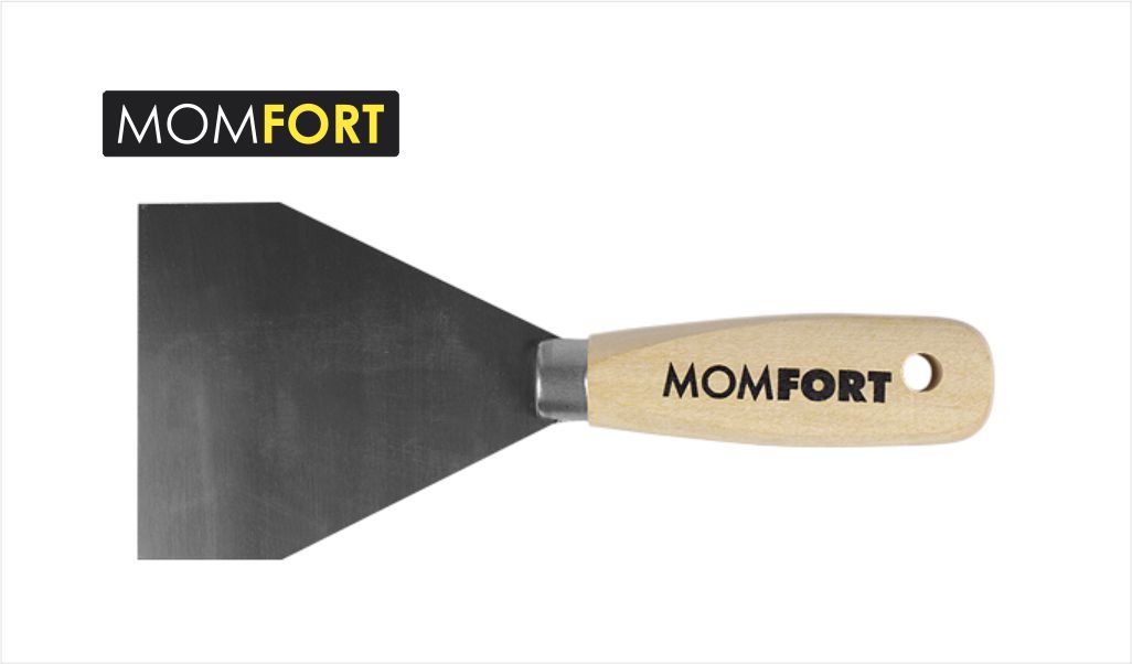 ESPATULA MOMFORT ACO RETA CB MAD 100MM