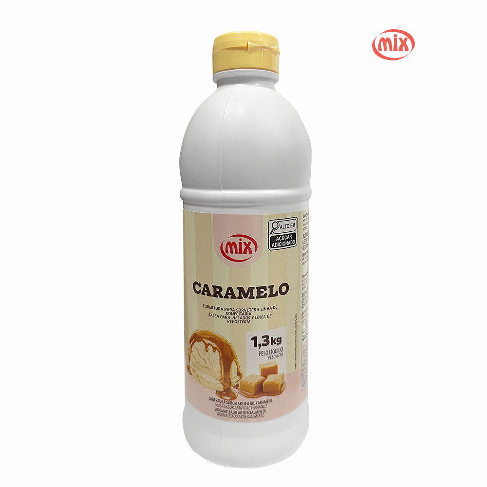 COBERTURA MIX P/TACA CALDA DERRETIDA CARAMELO 1,3KG