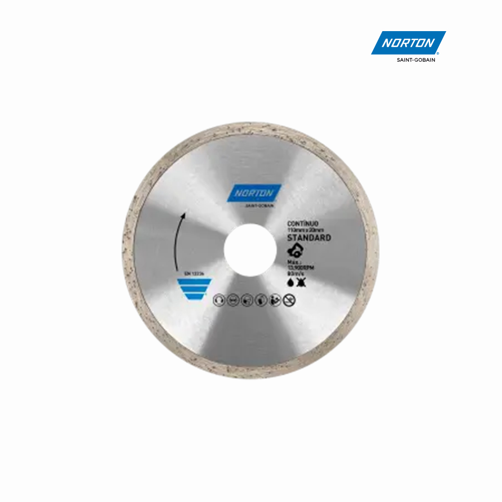 DISCO NORTON DIAMANTADO CONTINUO STANDARD 110MM X 20MM