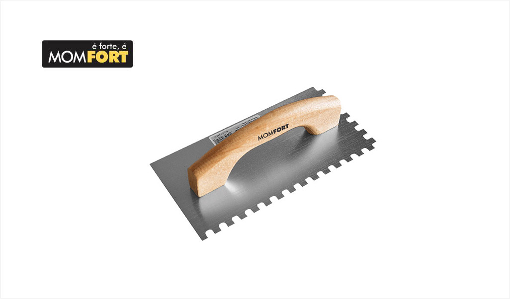 DESEMPENADEIRA MOMFORT ACO DENT 12X24CM CB MAD