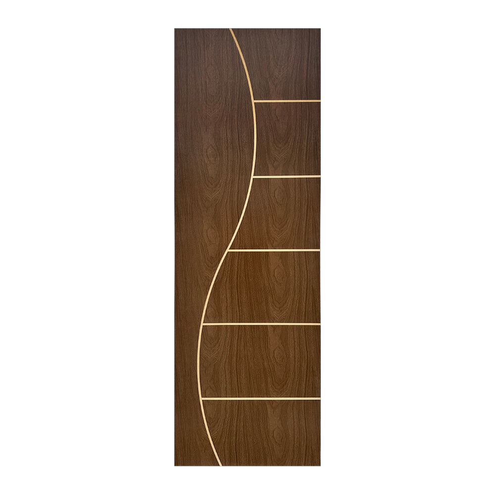 PORTA ALMEIDA DOOR IPÊ HDF TEXTURIZADA FRISADA S SEMI OCA 60CM X 2.10M X 3CM