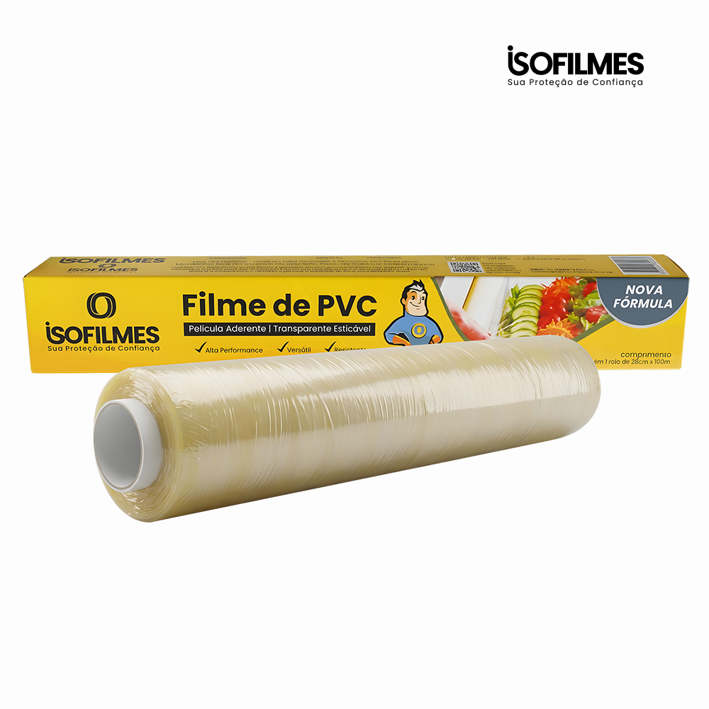 FILME PVC ISOFILMES 8 MICRA 28CMX15METROS TB02