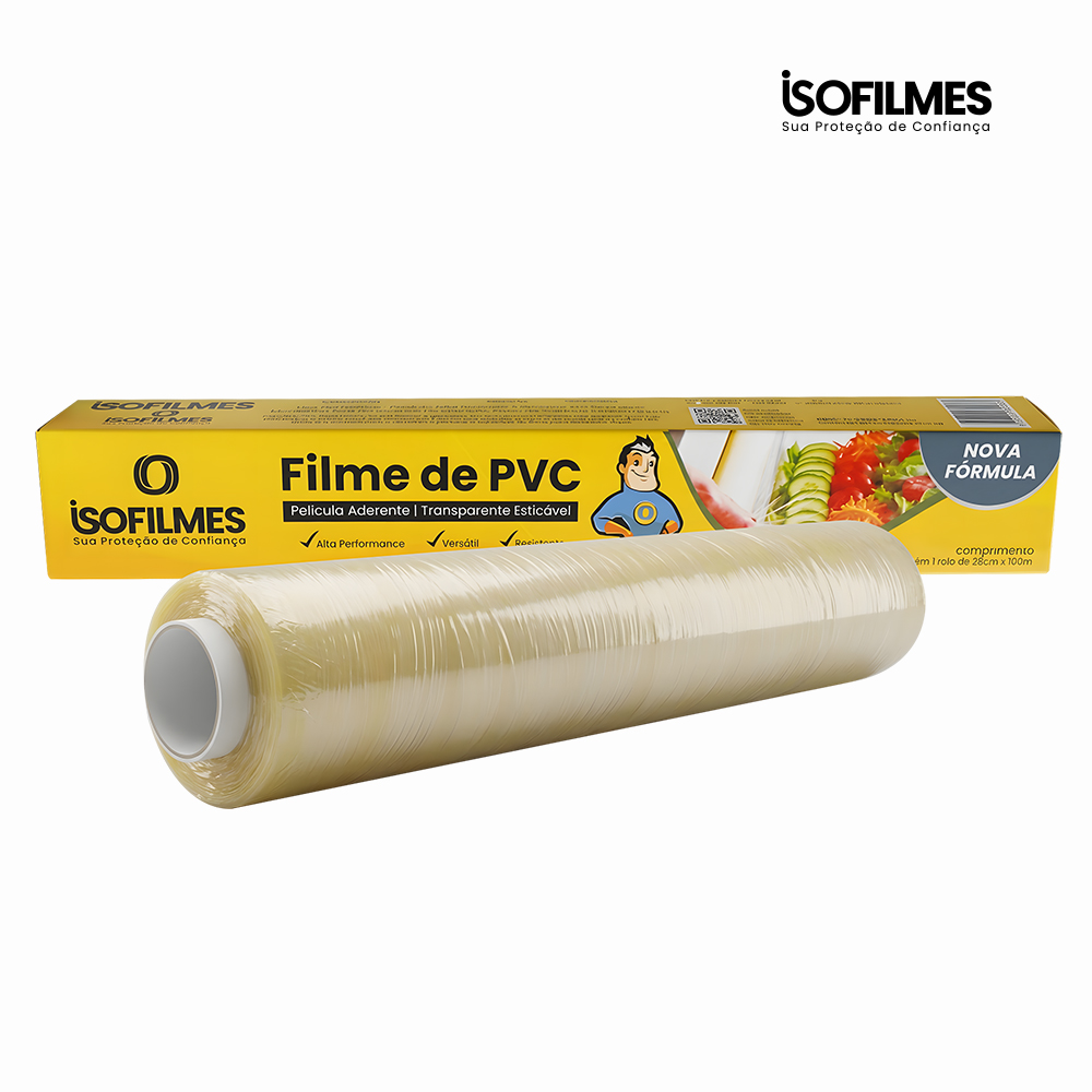 FILME PVC ISOFILMES 8 MICRA 28CMX30METROS TB02