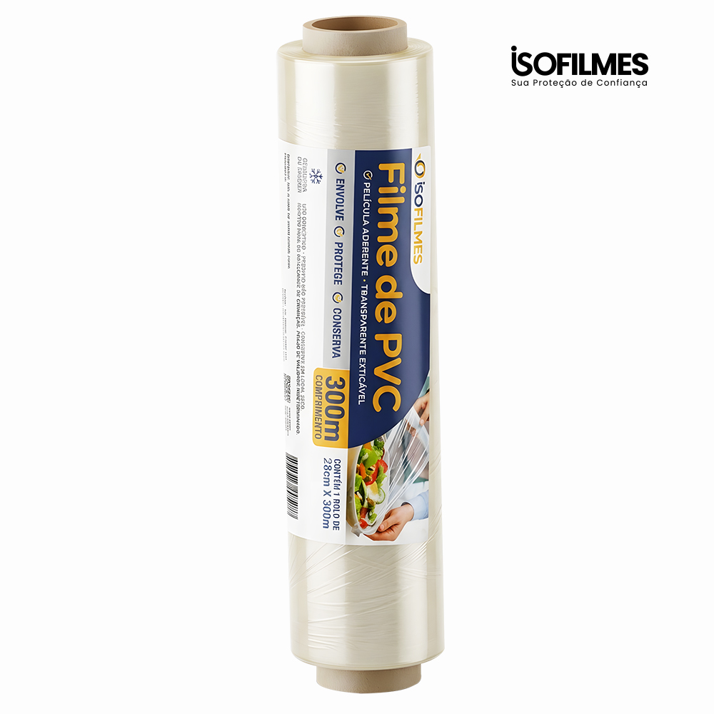 FILME PVC ISOFILMES 8 MICRA 28CMX300METROS TB03