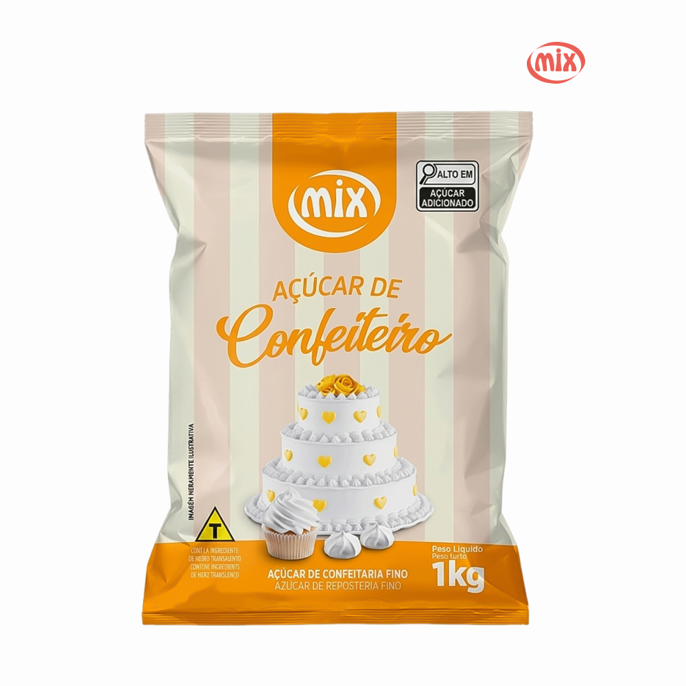 AÇUCAR MIX DE CONFEITEIRO 1KG
