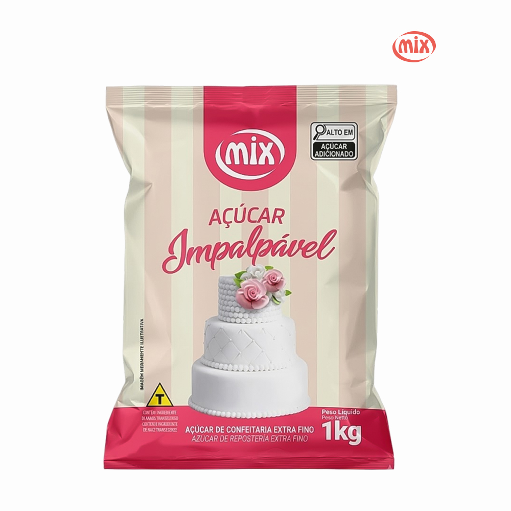 AÇUCAR MIX IMPALPAVEL EXTRA FINO 1KG