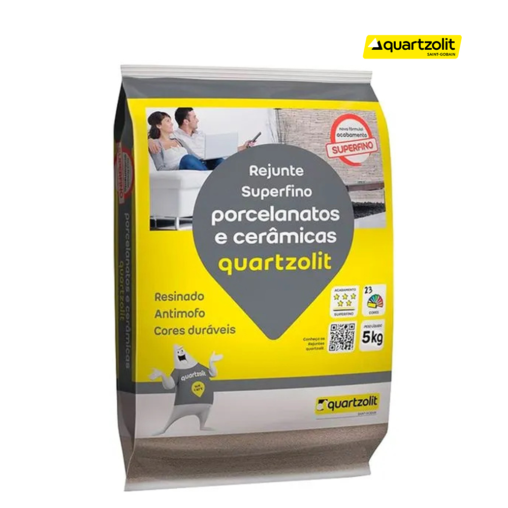 REJUNTE QUARTZOLIT PORCELANATO MARROM CAFE C/05KG
