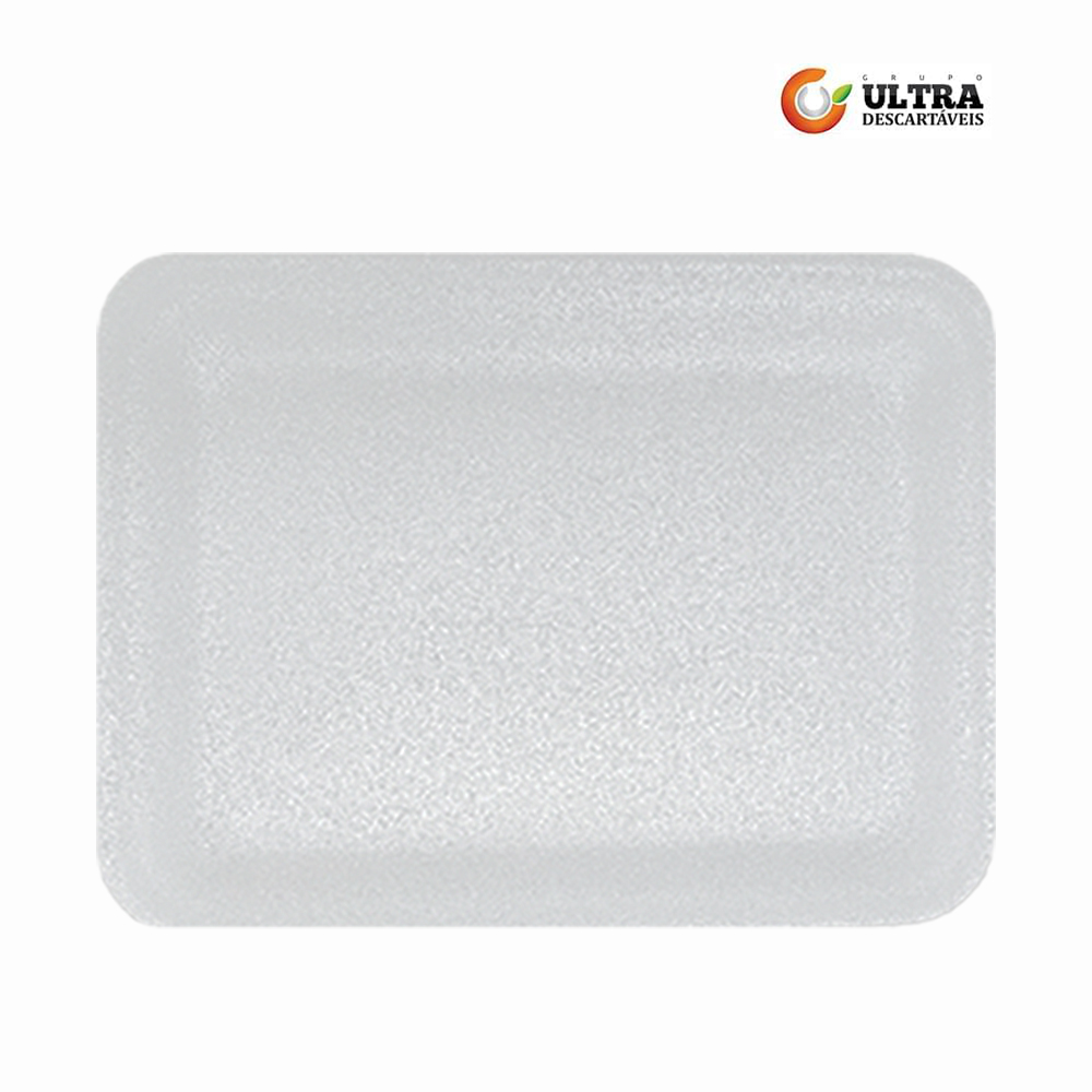 BANDEJA ULTRATHERM ISOPOR C30 236X180X30MM BRANCA C/400 UNIDADES