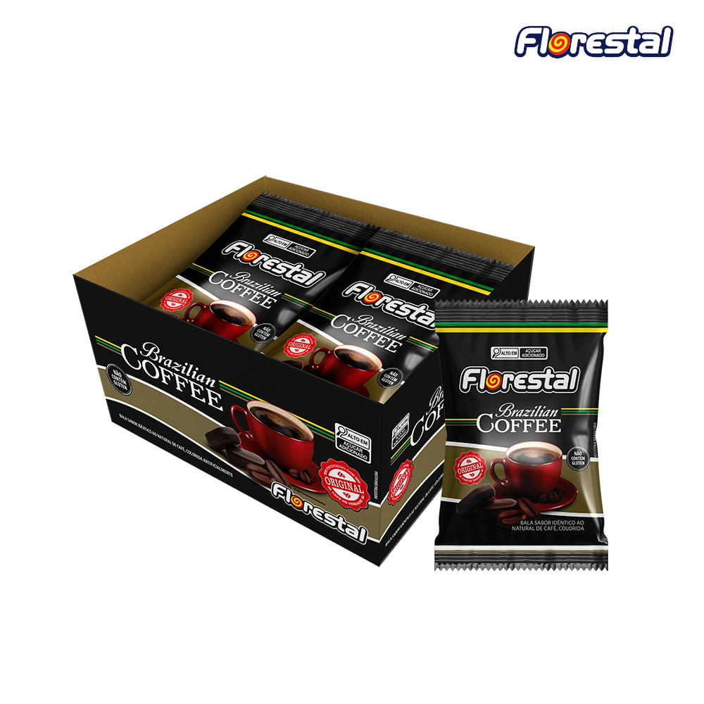 BALA FLORESTAL BRAZILIAN COFFEE MONO PORÇÃO 216GR