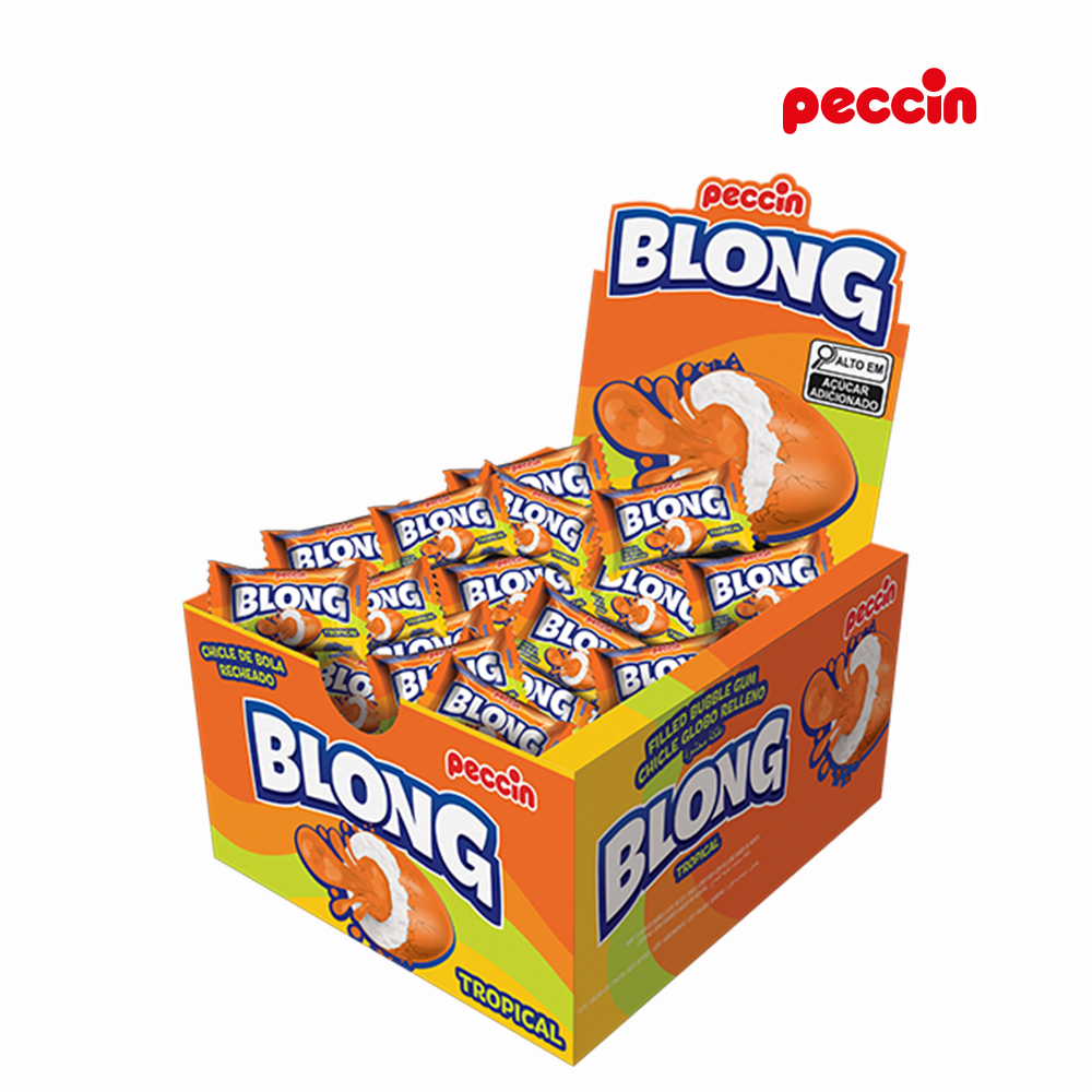 CHICLETE PECCIN BLONG TROPICAL 200GR