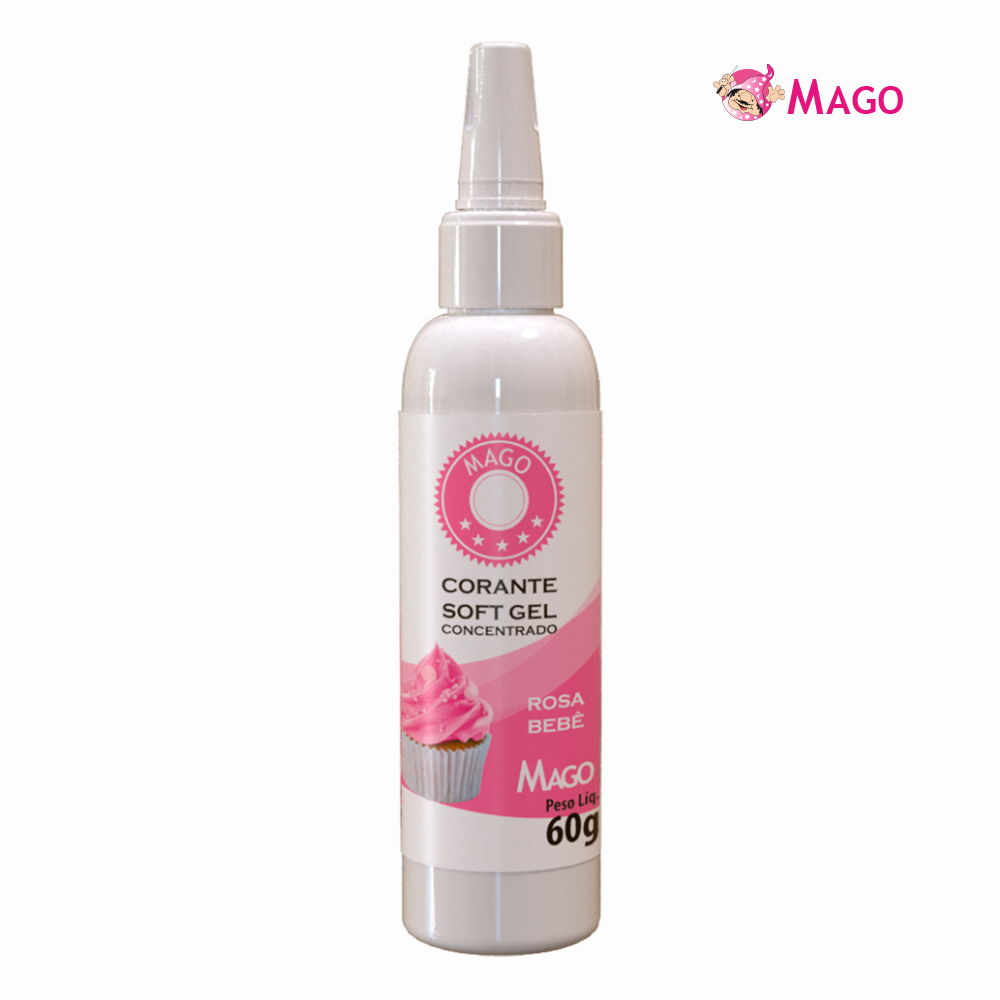 CORANTE MAGO SOFTGEL ROSA BEBÊ 60GR