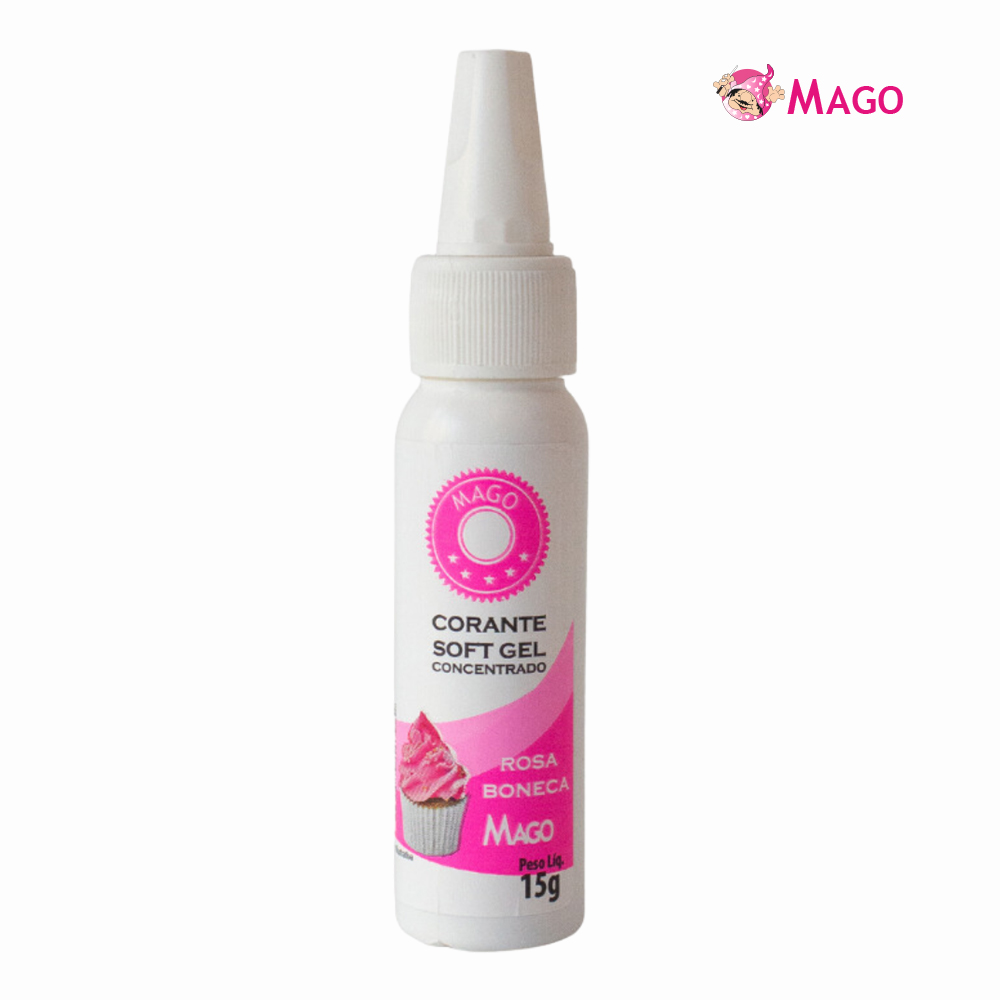 CORANTE MAGO SOFTGEL ROSA BONECA 15GR
