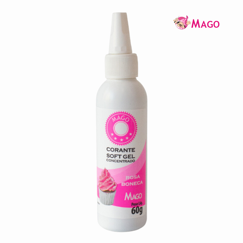 CORANTE MAGO SOFTGEL ROSA BONECA 60GR