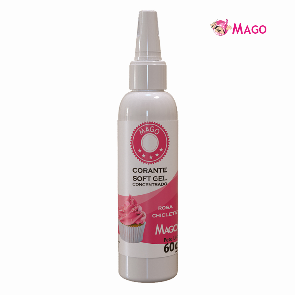 CORANTE MAGO SOFTGEL ROSA CHICLETE 60GR