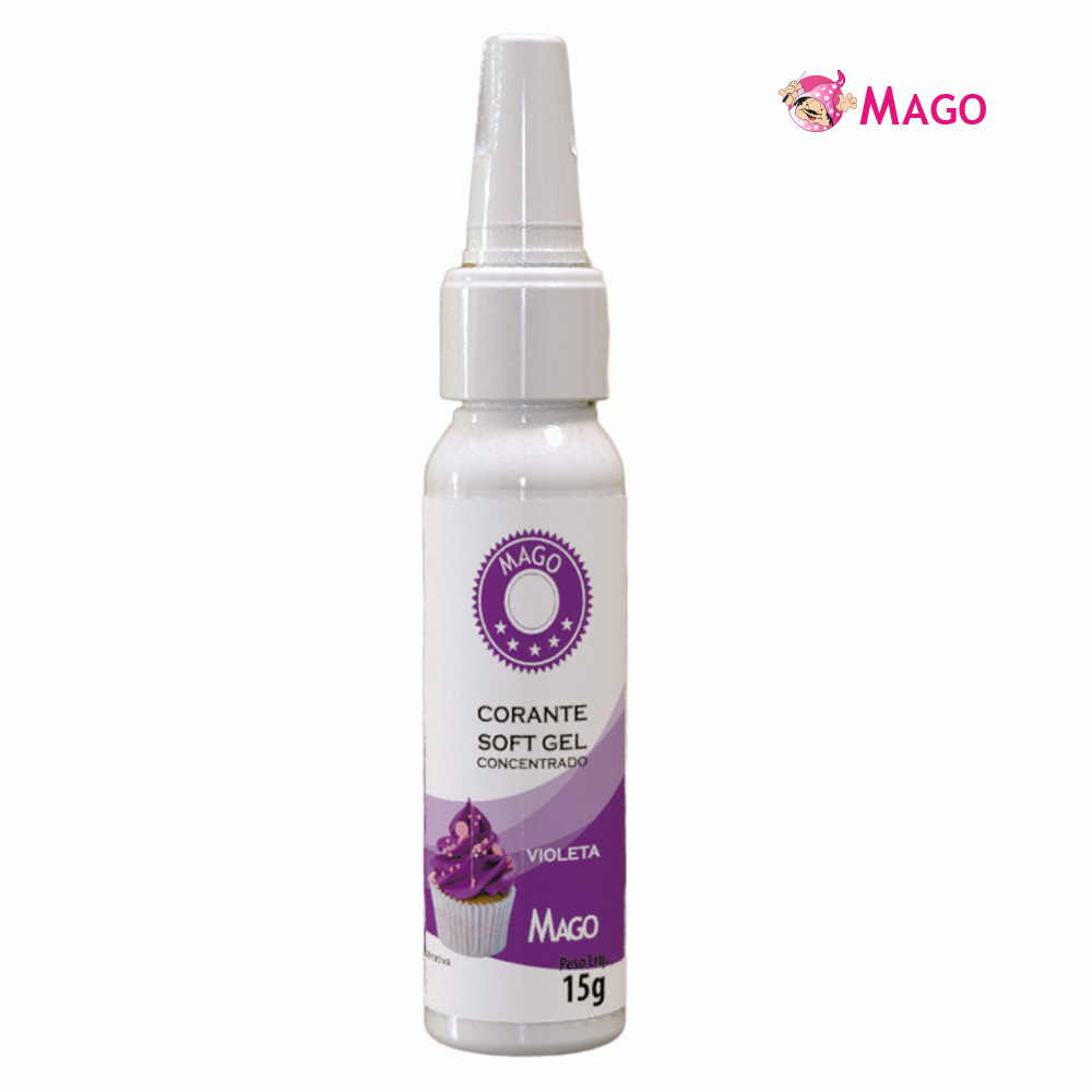 CORANTE MAGO SOFTGEL VIOLETA 15GR