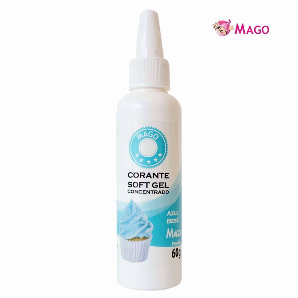 CORANTE MAGO SOFTGEL AZUL BEBÊ 60GR