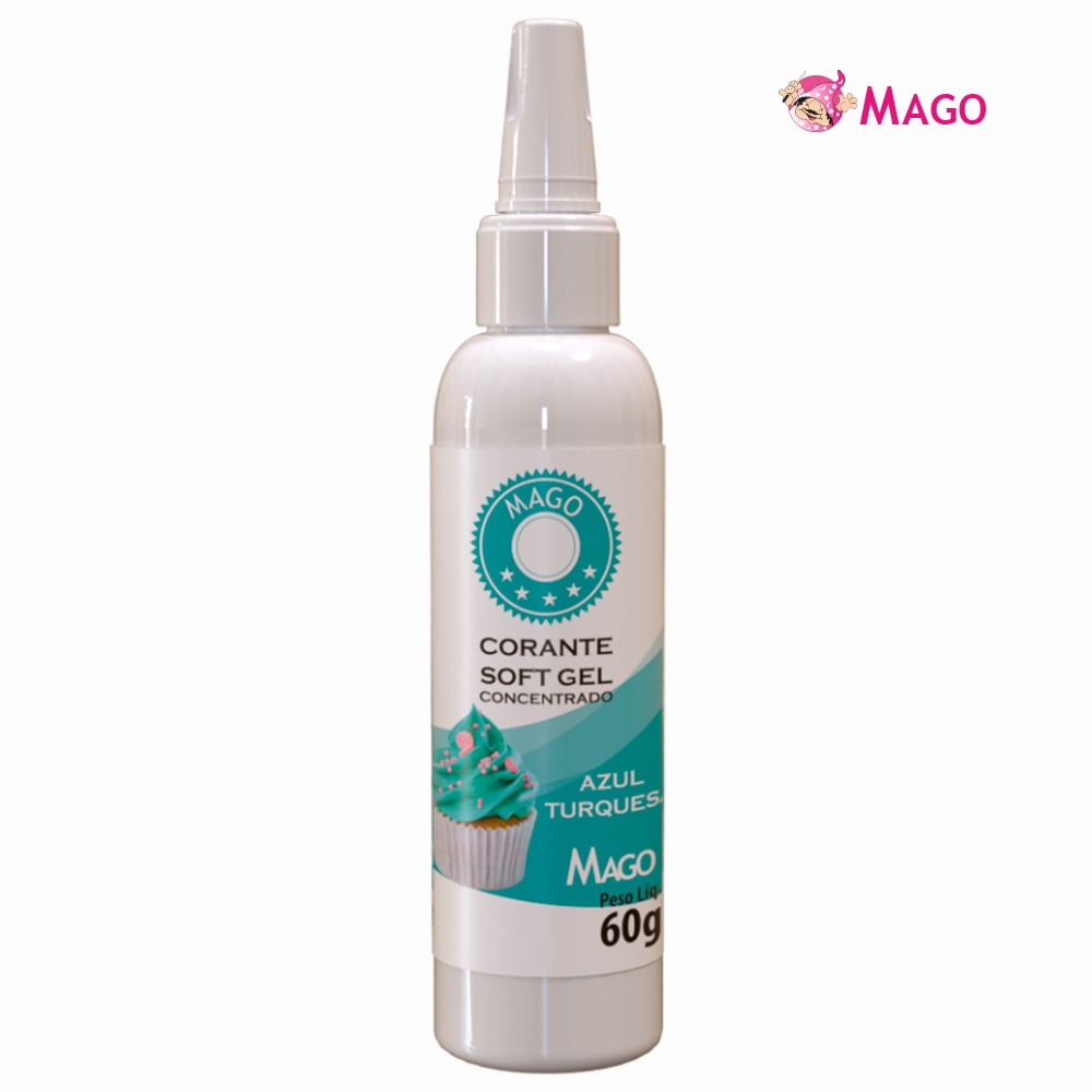 CORANTE MAGO SOFTGEL AZUL TURQUESA 60GR