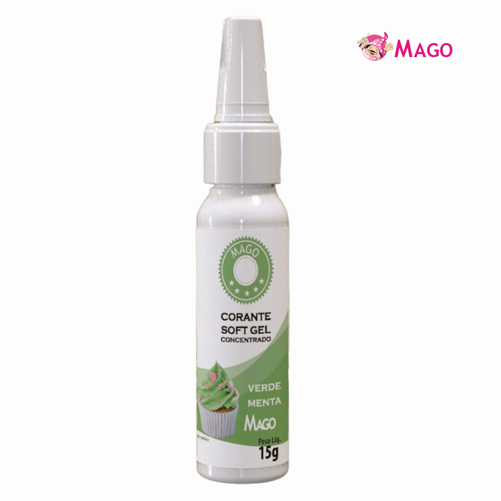 CORANTE MAGO SOFTGEL VERDE MENTA 15GR