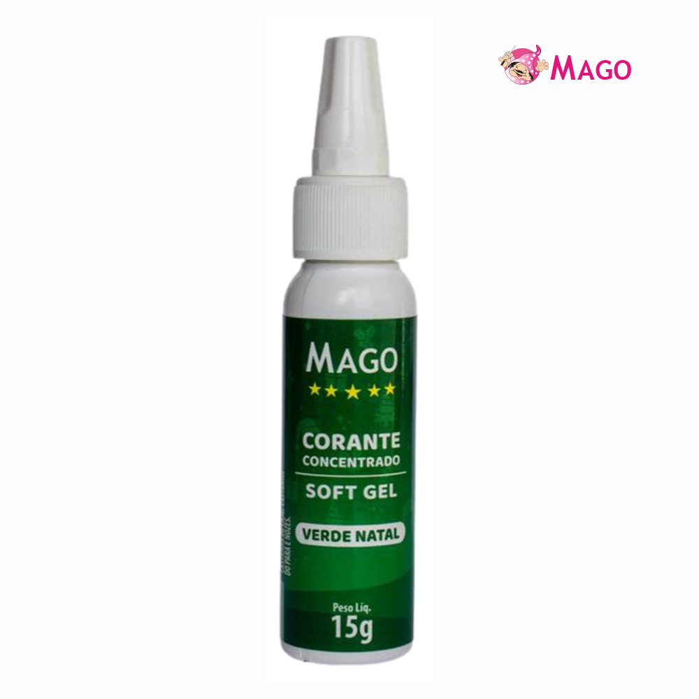 CORANTE MAGO SOFTGEL VERDE NATAL 15GR
