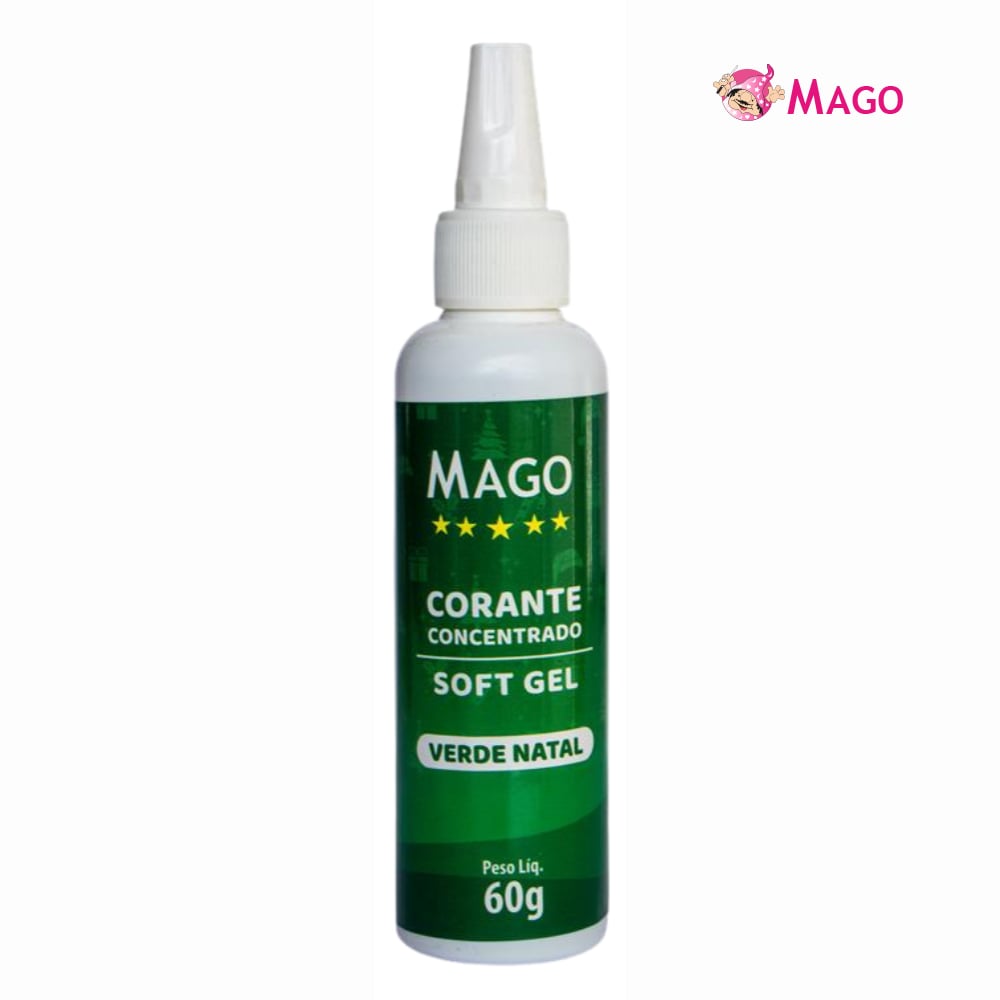 CORANTE MAGO SOFTGEL VERDE NATAL 60GR