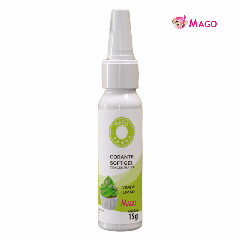 CORANTE MAGO SOFTGEL VERDE LIMÃO 15GR