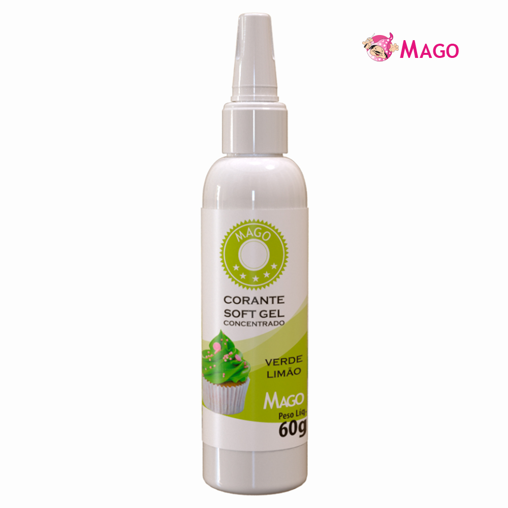 CORANTE MAGO SOFTGEL VERDE LIMÃO 60GR