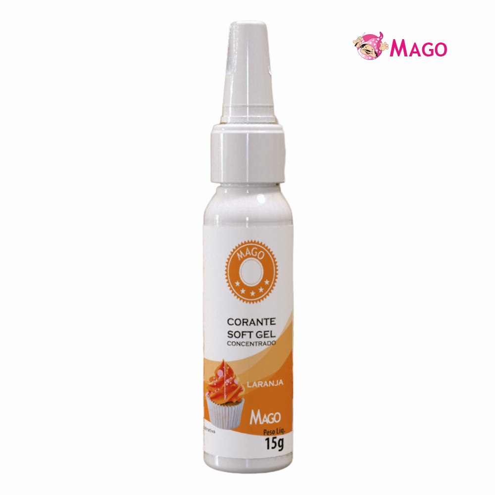 CORANTE MAGO SOFTGEL LARANJA 15GR