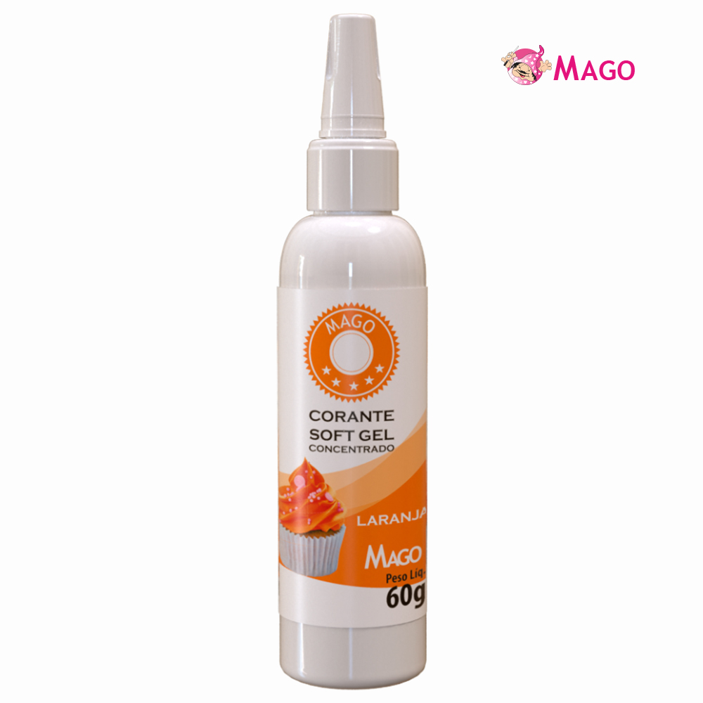 CORANTE MAGO SOFTGEL LARANJA 60GR