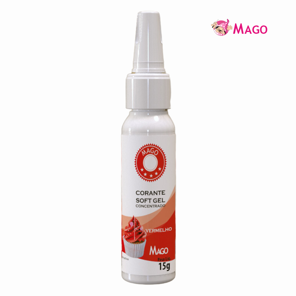 CORANTE MAGO SOFTGEL VERMELHO 15GR