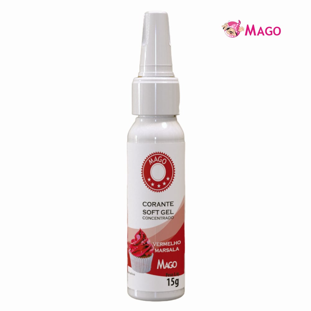 CORANTE MAGO SOFTGEL VERMELHO MARSALA 15GR