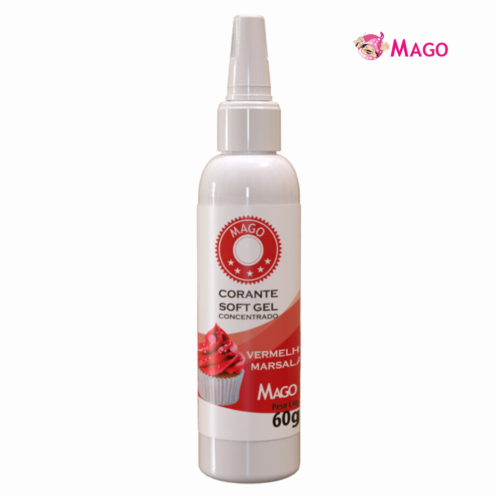 CORANTE MAGO SOFTGEL VERMELHO MARSALA 60GR