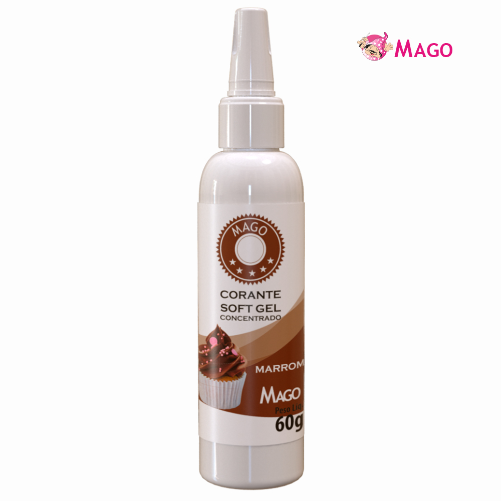 CORANTE MAGO SOFTGEL MARROM 60GR
