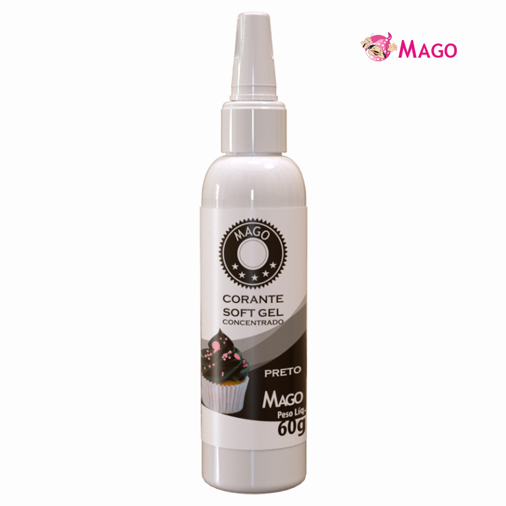 CORANTE MAGO SOFTGEL PRETO 60GR