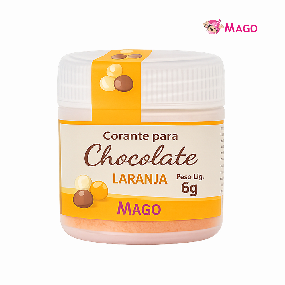 CORANTE MAGO PARA CHOCOLATE 6GR LARANJA