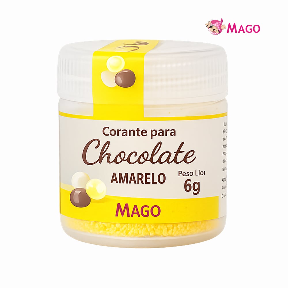 CORANTE MAGO PARA CHOCOLATE 6GR AMARELO