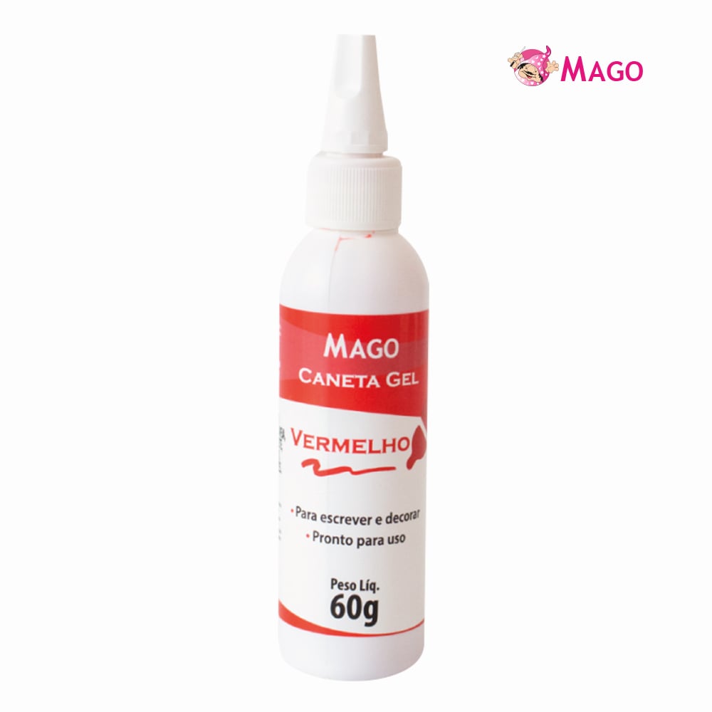 CANETA GEL MAGO 60G VERMELHA